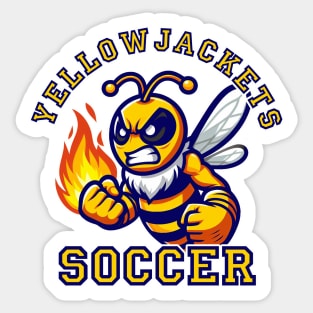 Yellowjackets Soccer Sticker